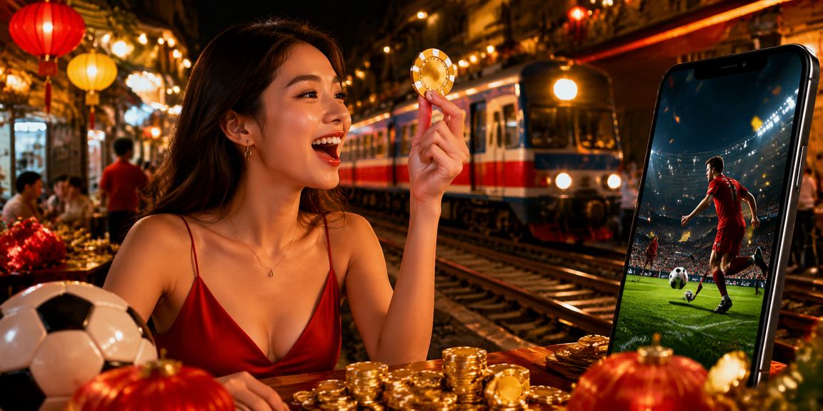 Người hâm mộ bóng đá cá cược tại chợ đêm Hà Nội với không khí sôi động